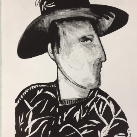 Le Mexicain, 38 x 56 cm