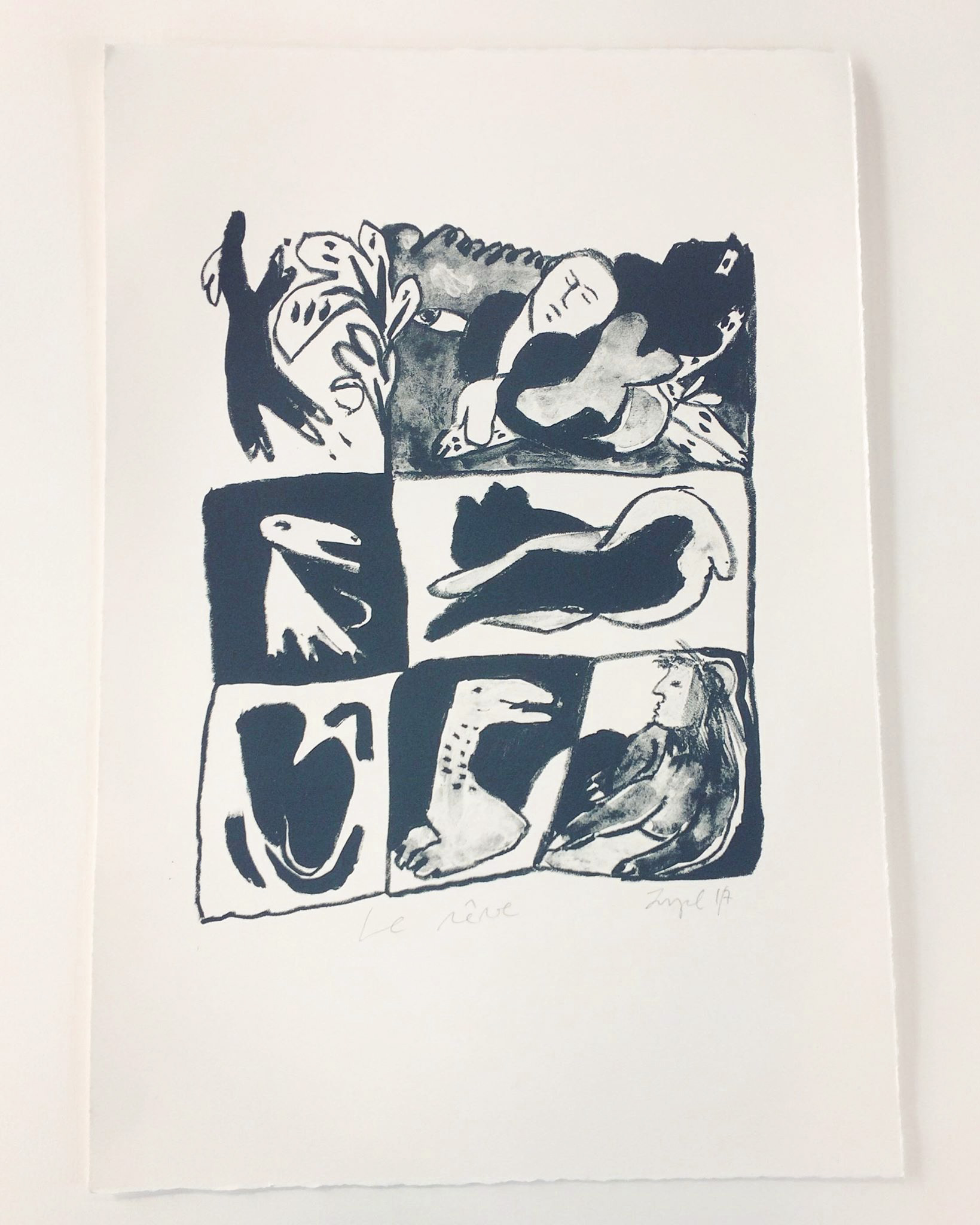 Le rêve, 38 x 56 cm